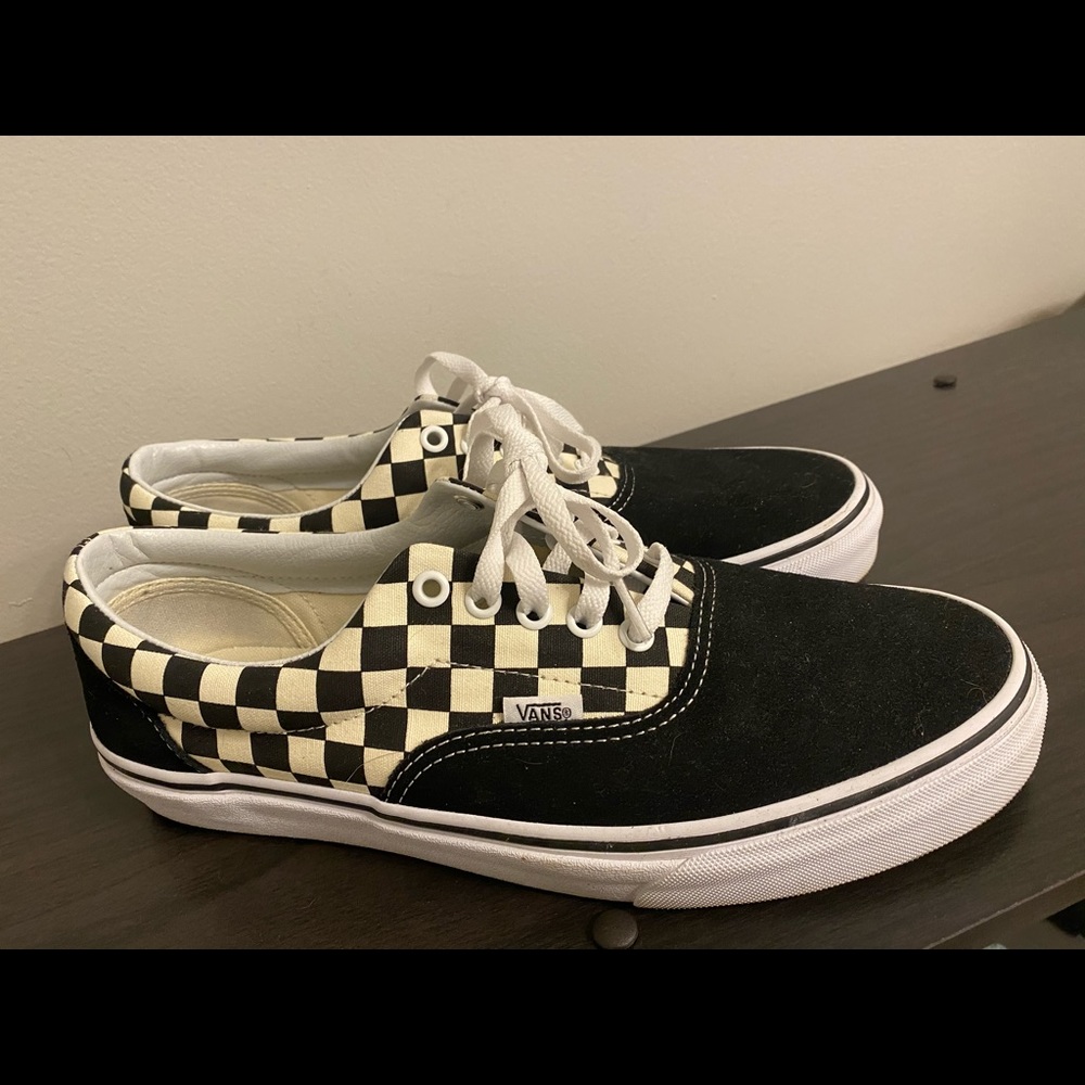 Vans Era Black and White Checkerboard